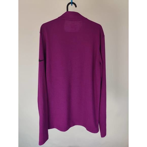 (V) Nike Dri-Fit Standard Fit Men base layer sweater sport running sz M purple - Picture 5 of 8